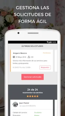 Bodas.net para profesionales android App screenshot 4